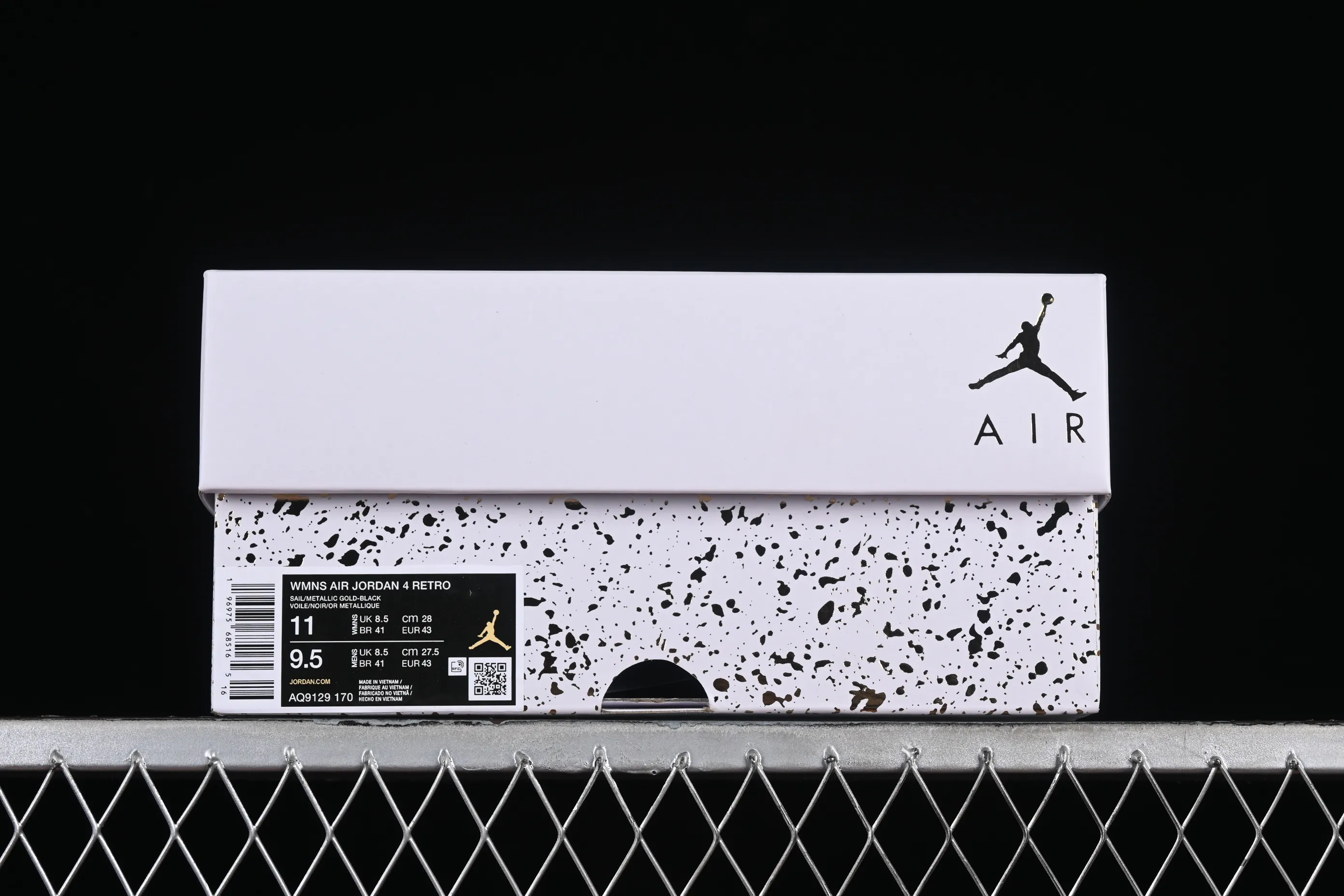 All categories Air Jordan Jordan series basketball shoes Air Jordan 4 GX foreign trade version Air Jordan 4 Retro "Metallic Gold" AJ4 Joe 4 meters white gold AQ9129-170